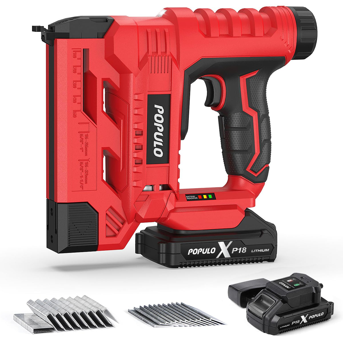 20V Cordless 18 Gauge 2 In 1 Brad Nailer Stapler G5286