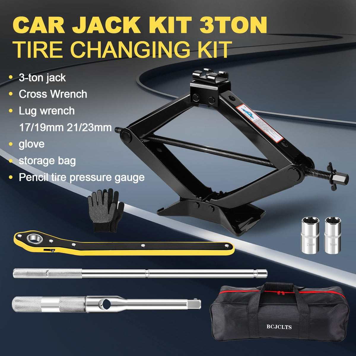 3 Ton Scissor Jack R676