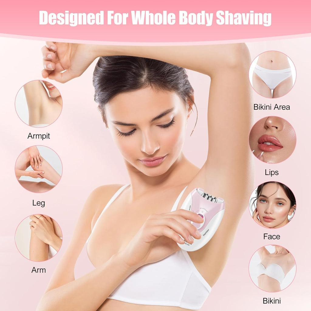Rechargeable Epilator with LED Light A86714