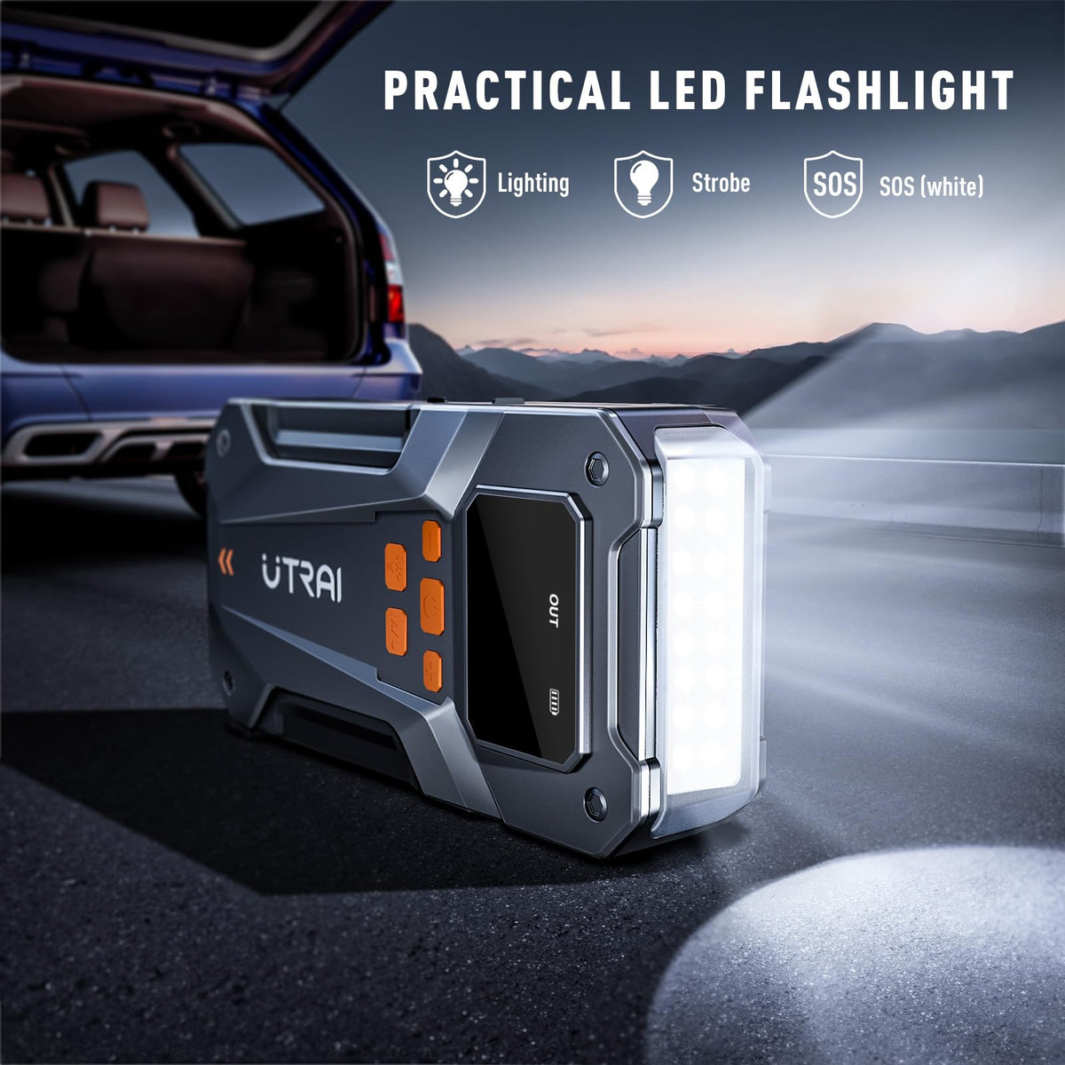 12V Jump Starter with Air Compressor C3651