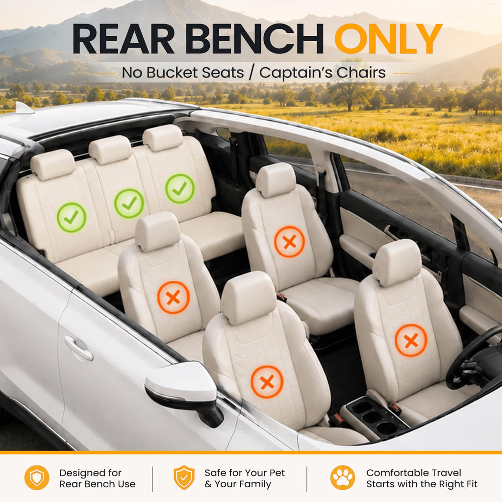 Large Dog Car Seat with Hard Bottom H69880