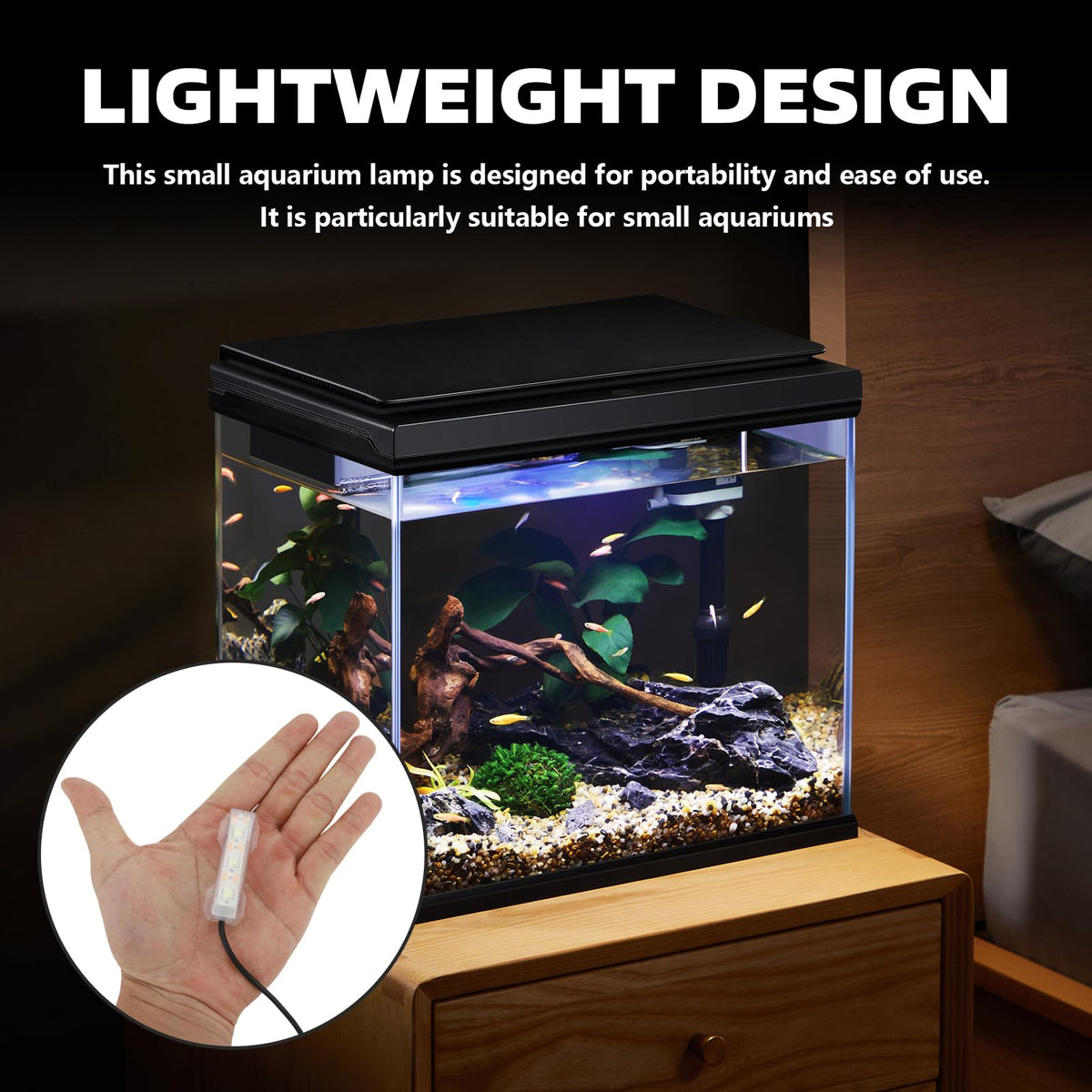 5V 0.6W USB Mini LED Aquarium Plant Light C965897