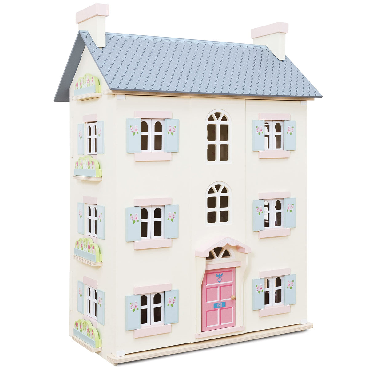 4 Storey Wooden Doll House Play Set S938