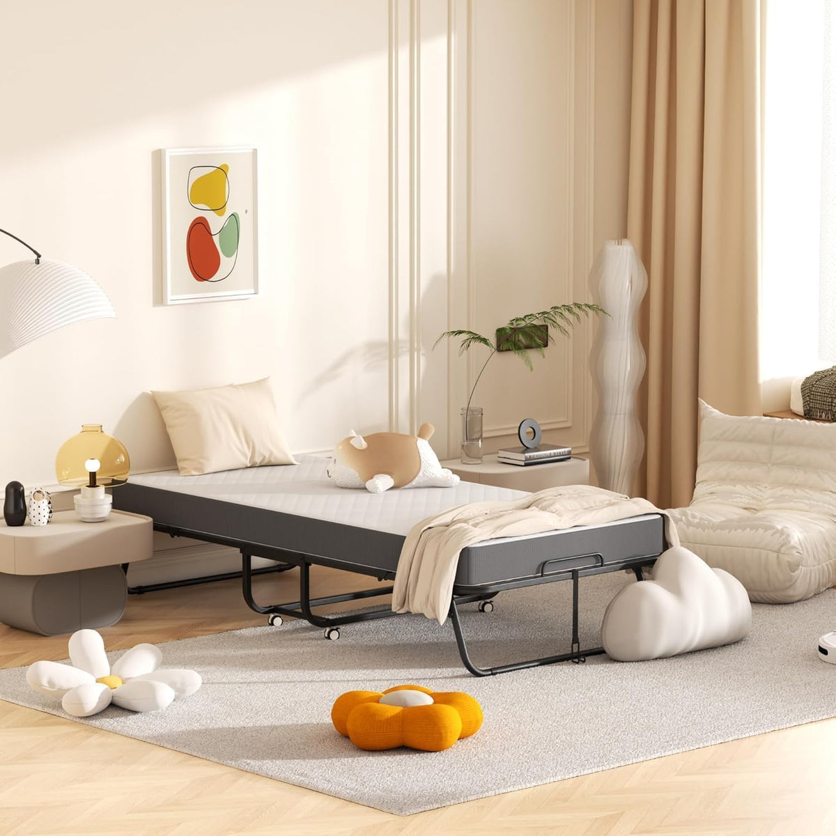 75” x 38” Folding Bed with 5" Memory Foam Mattress M506518