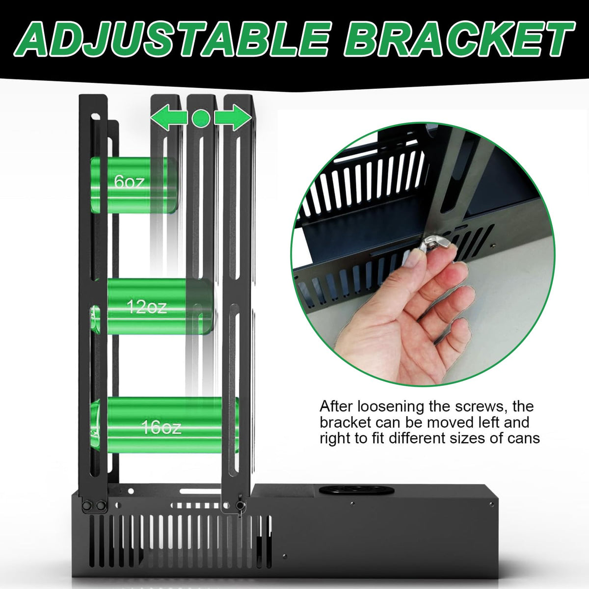Automatic Can Crusher for 8oz/12oz/16oz Cans D1087