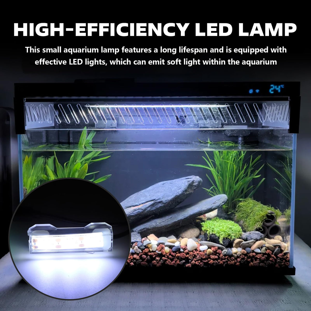 5V 0.6W USB Mini LED Aquarium Plant Light C965897