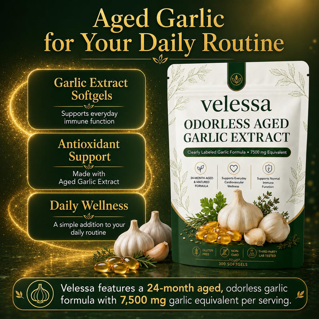 Odorless Aged Garlic Extract 300 Softgels X768