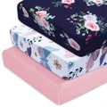 3 Pack Soft Crib Sheets 28'' X 52'' Microfiber L995080