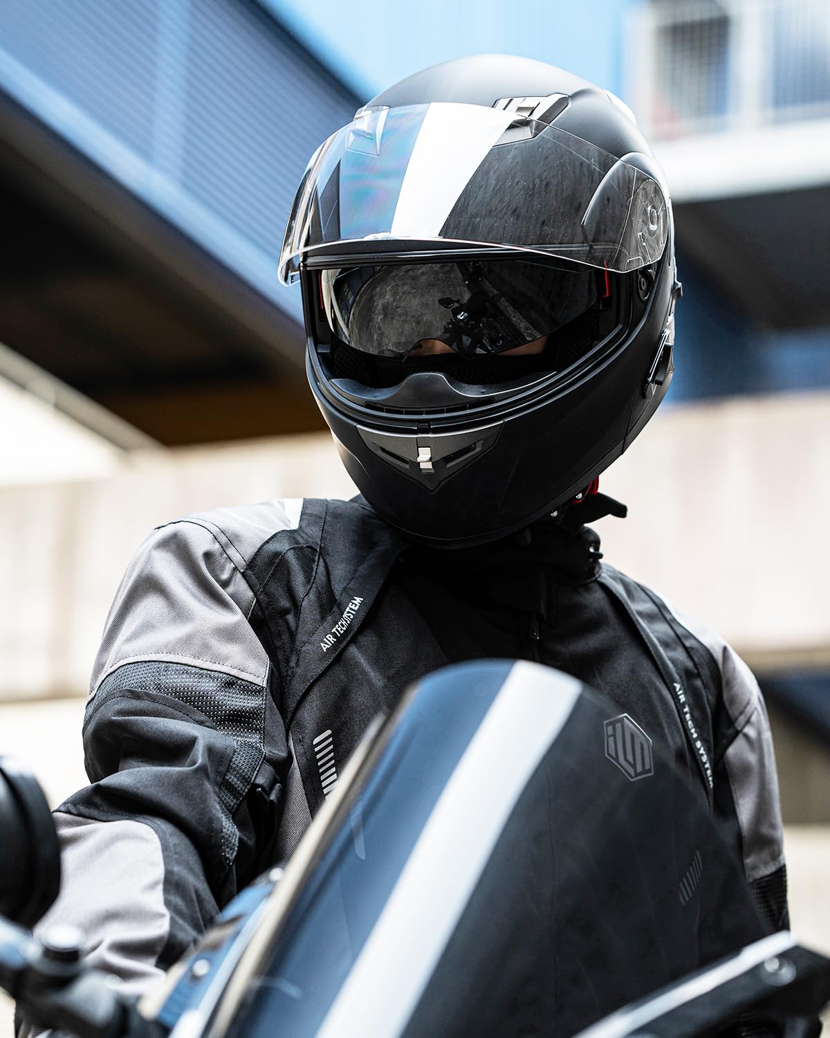Bluetooth Integrated Modular Motorcycle Helmet F29318