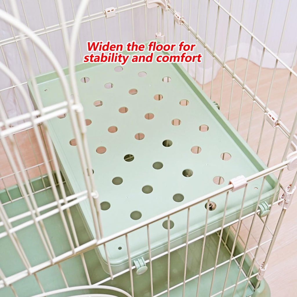3/4-Tier Wire Cat Cage Playpen Kennel with Hammock E8812