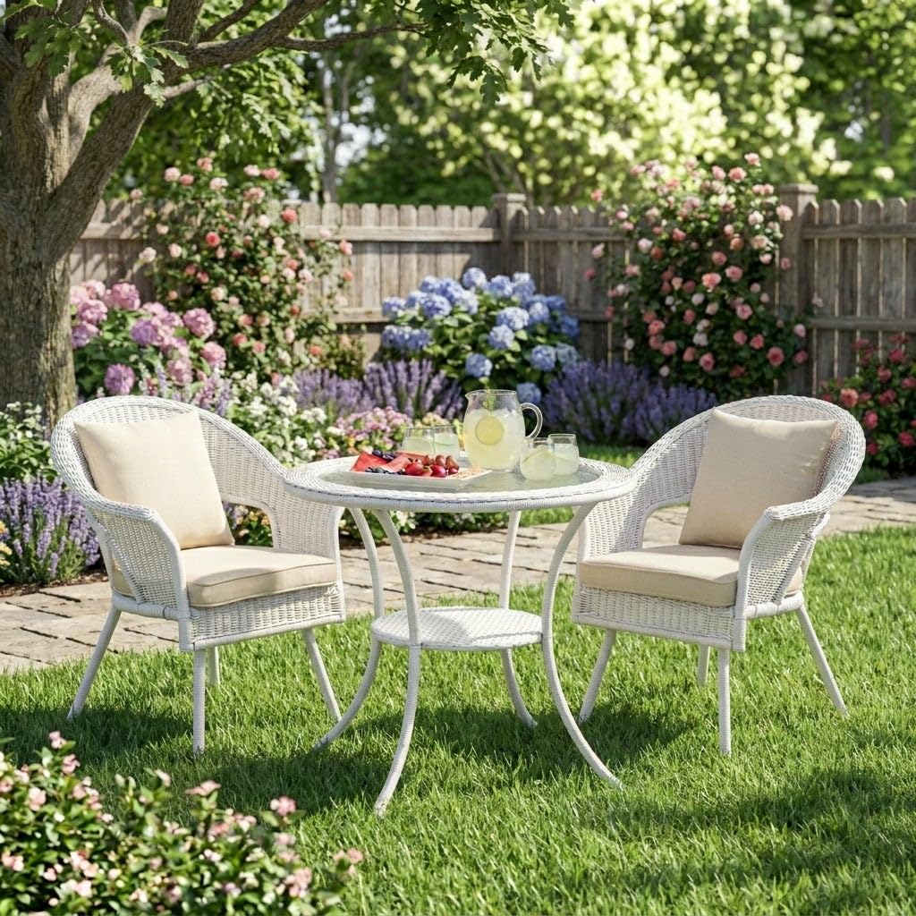 Hand-Woven Resin Wicker Stacking Chair Q9645