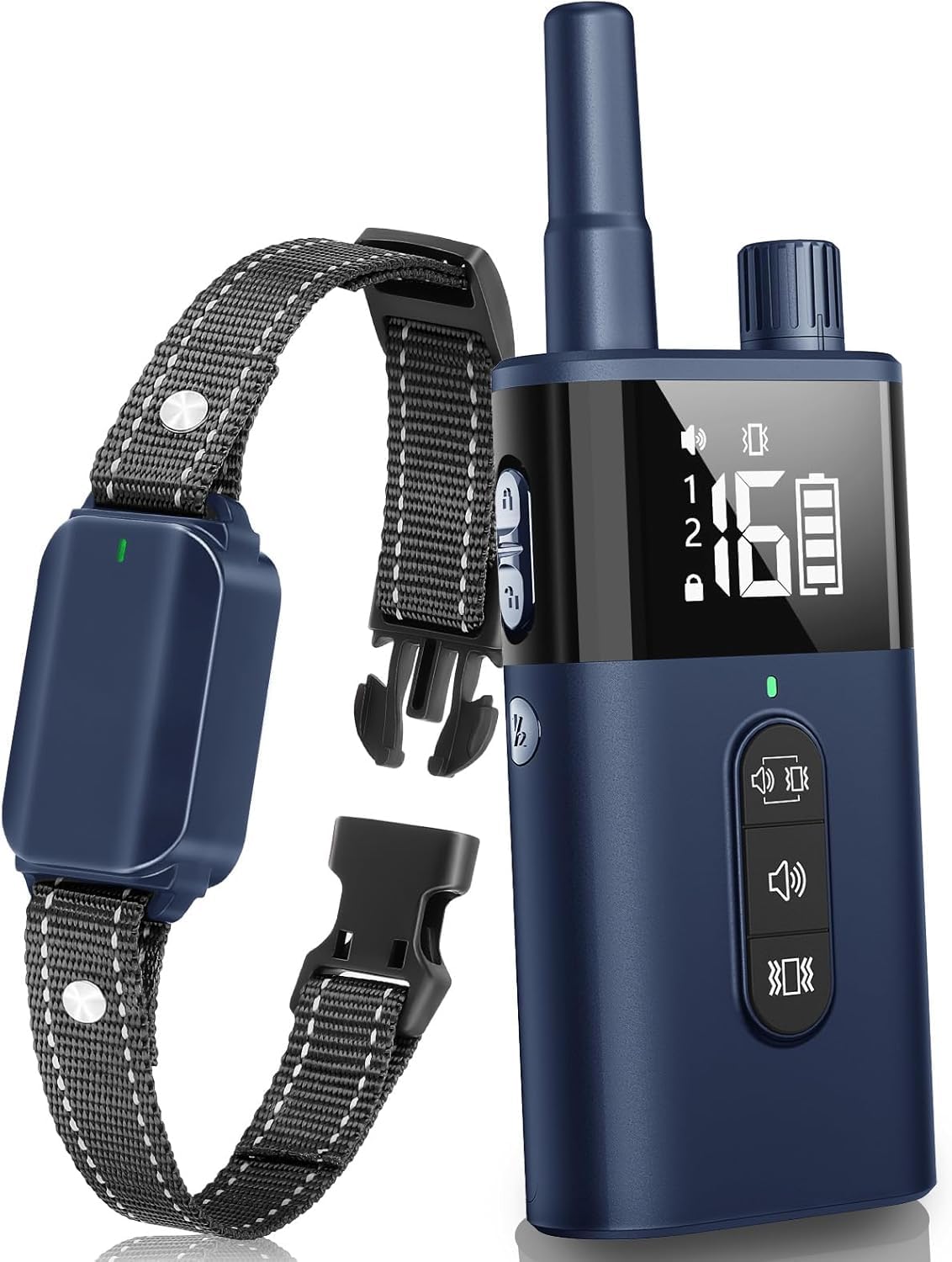 No Shock Dog Training Collar with Remote Waterproof Rechargeable Z3344
