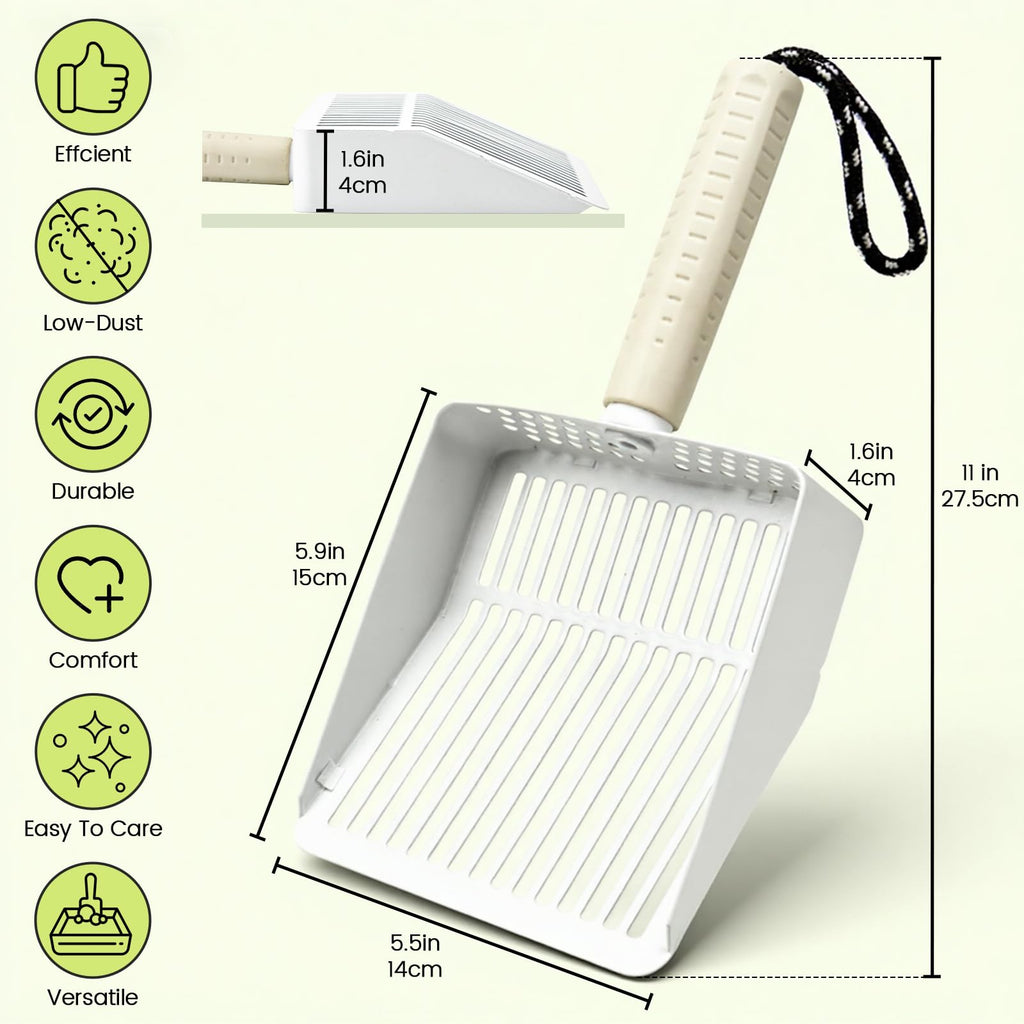 Stainless Steel Cat Litter Scoop with Holder G695610