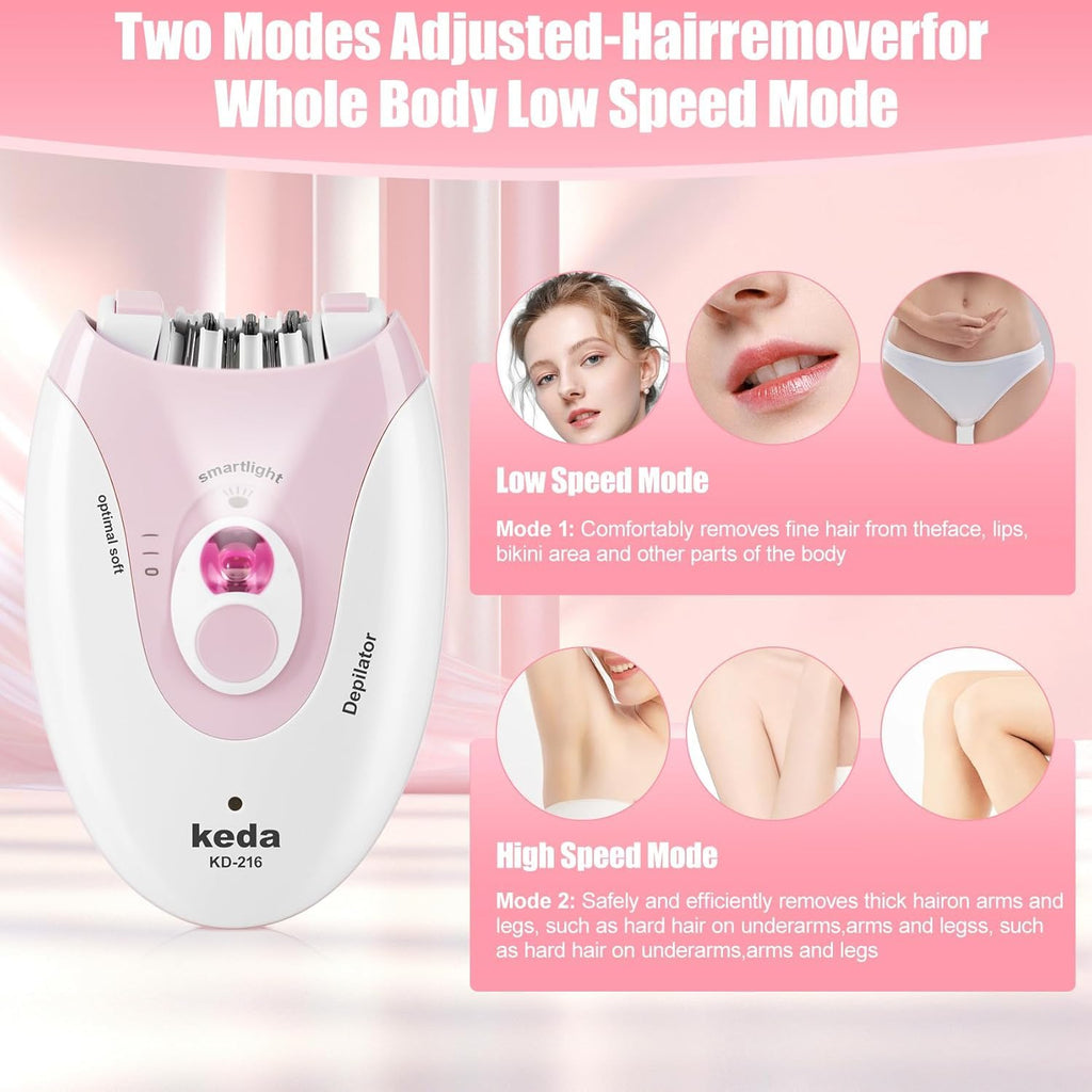 Rechargeable Epilator with LED Light A86714