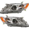 Toyota Camry 2007-2009 Headlight Assembly Pair Driver and Passenger Side CAPA Certified E684711