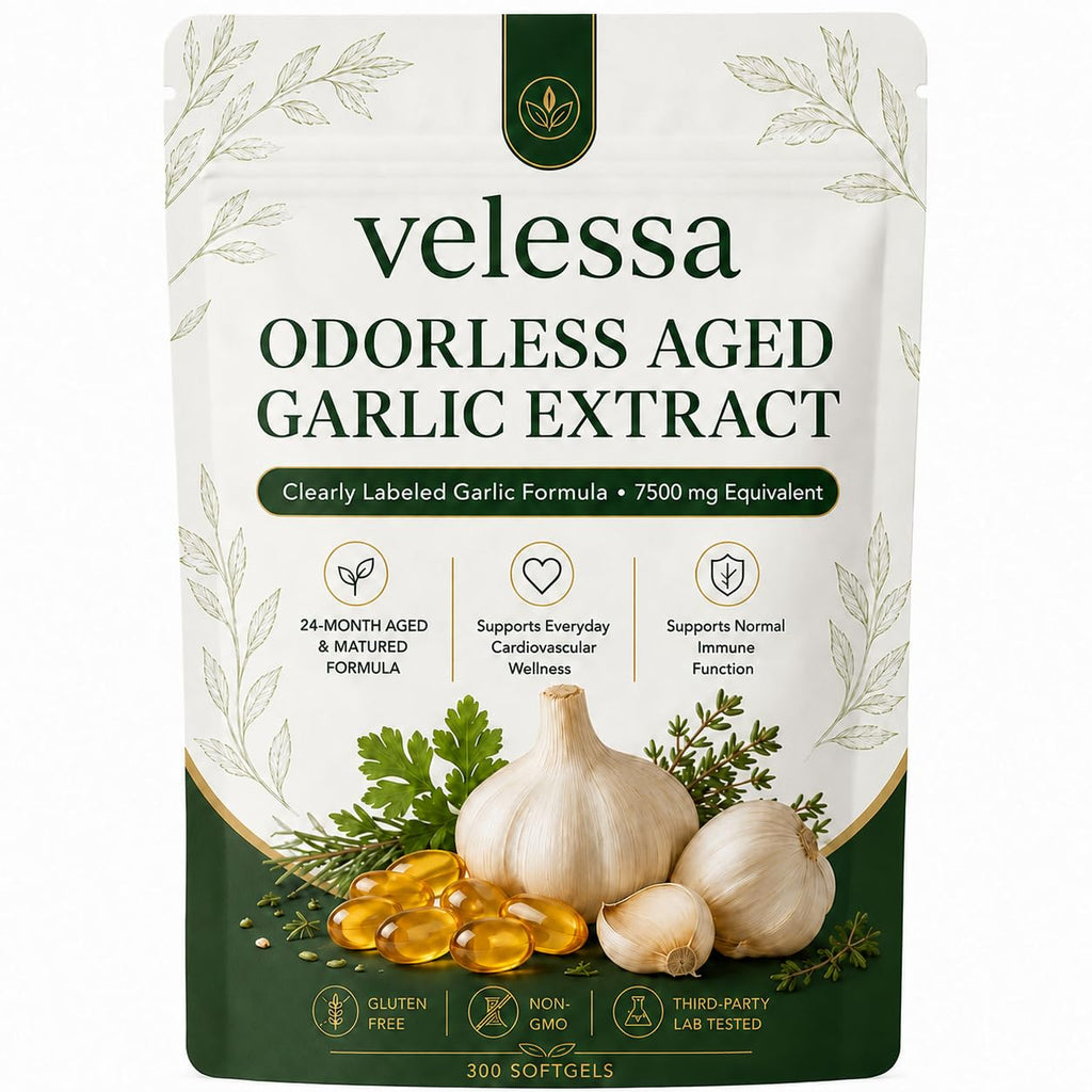 Odorless Aged Garlic Extract 300 Softgels X768