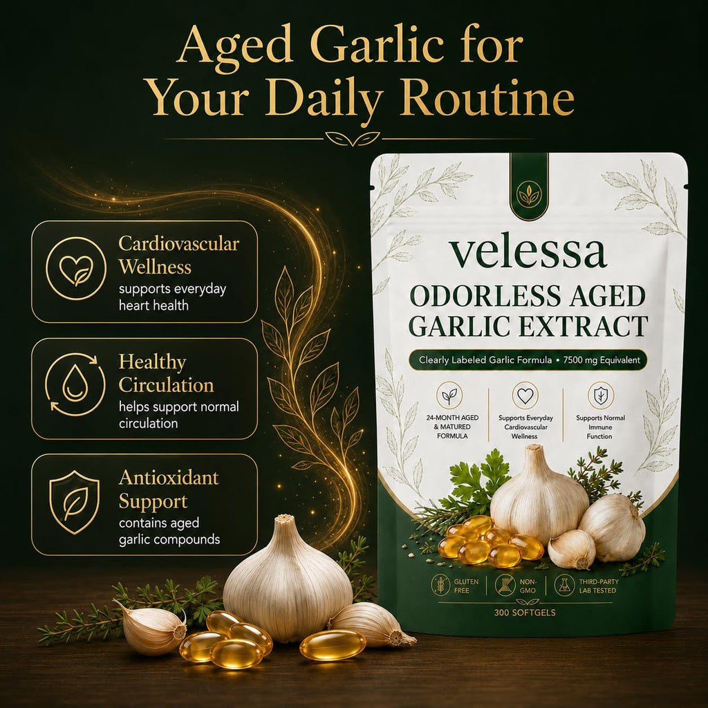 Odorless Aged Garlic Extract 300 Softgels X768