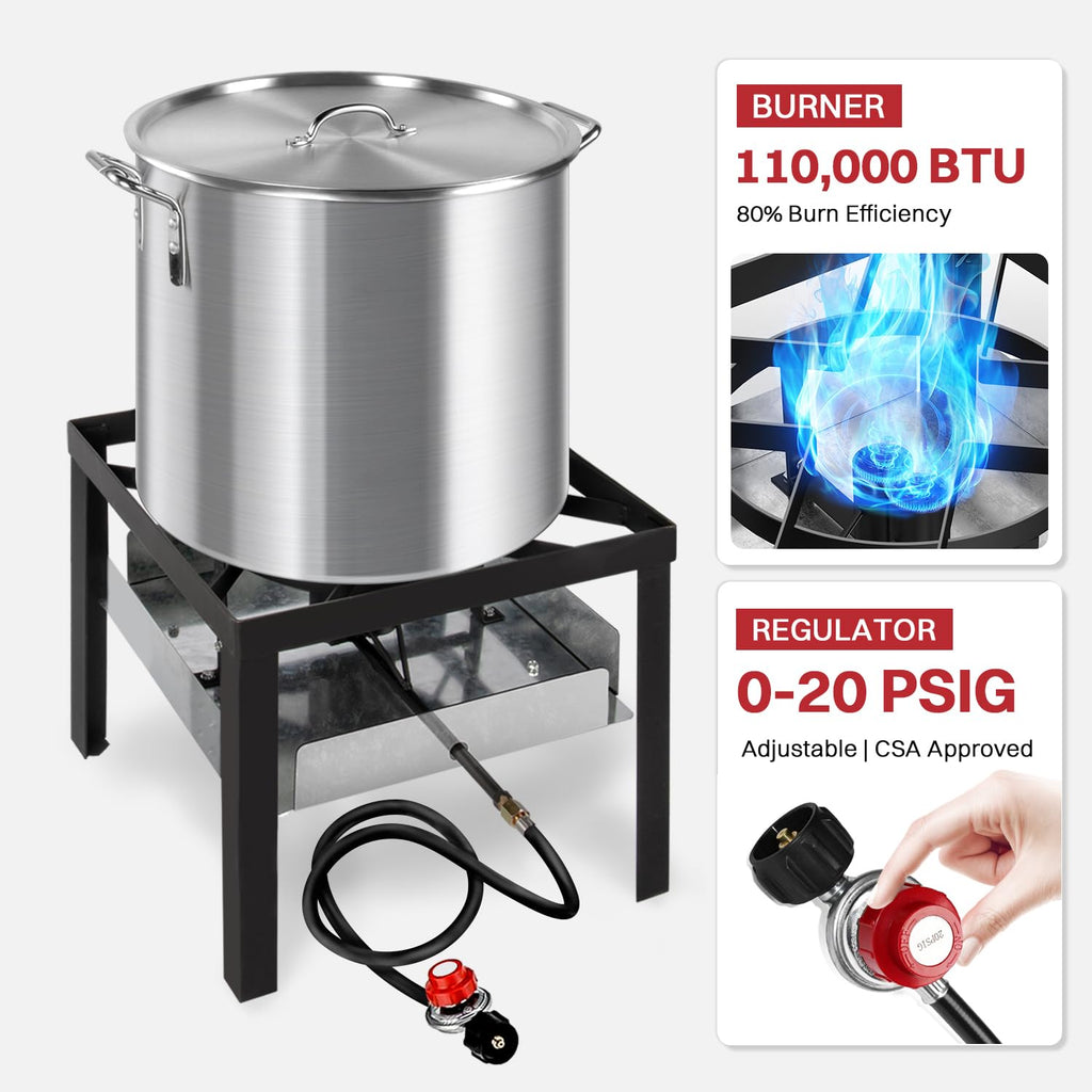 60QT Crawfish Boiler with Dustproof Cover N112