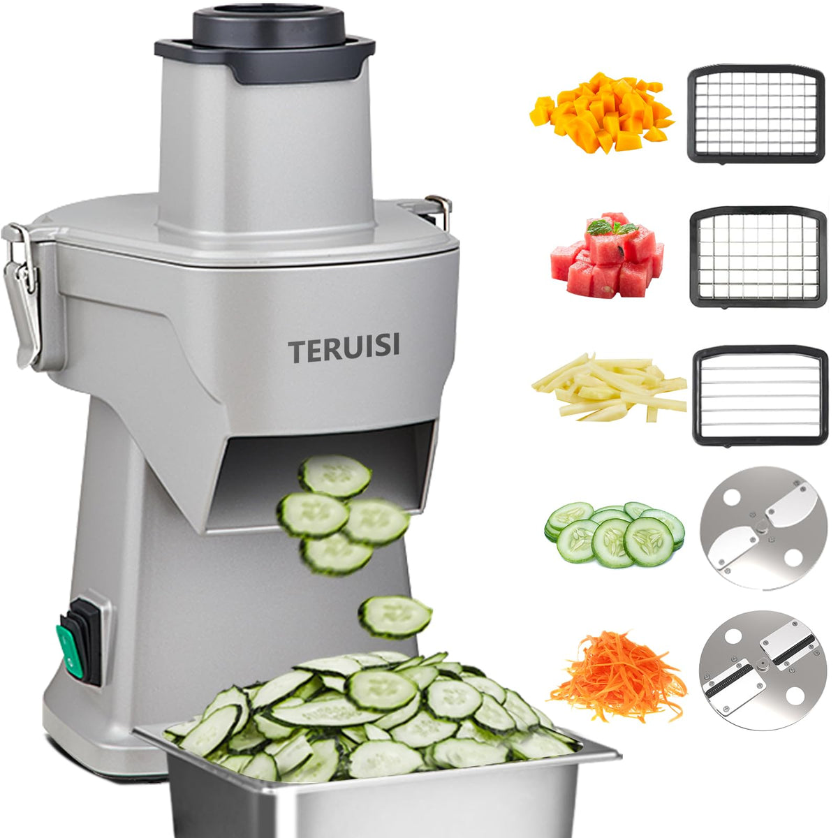 200W 4-In-1 Electric Vegetable Chopper Food Processor Z544