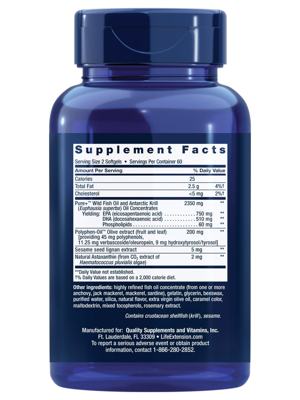 Omega-3 Fish Oil 120 Softgels U727