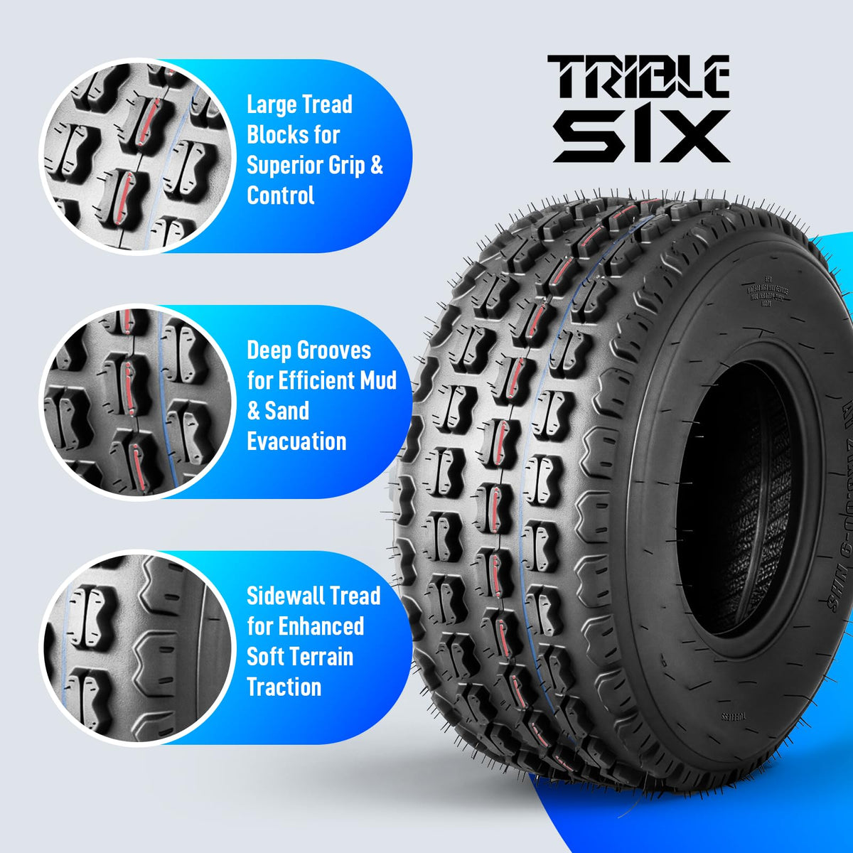 21x8-9 All-Terrain ATV/UTV Tires Set of 2 R872397