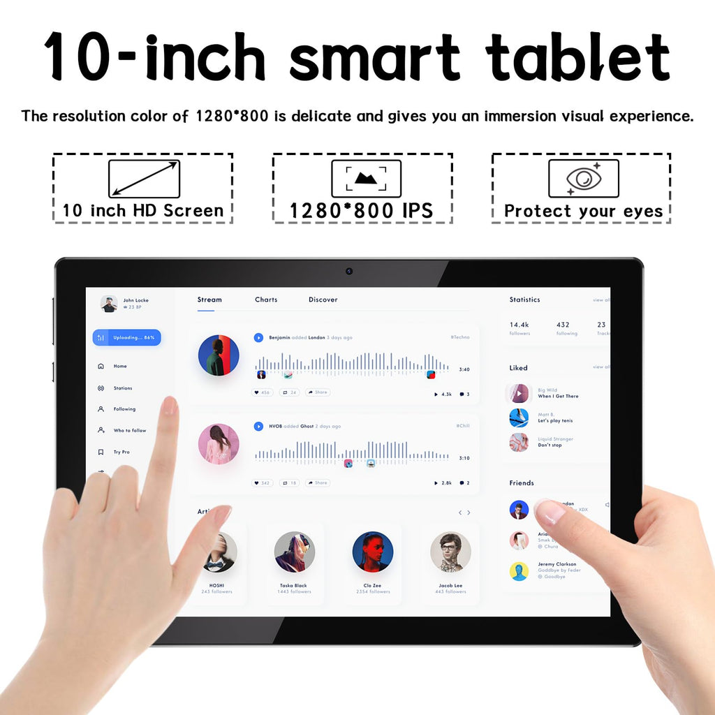 10 Inch Android Tablet with Case and Stylus L282369
