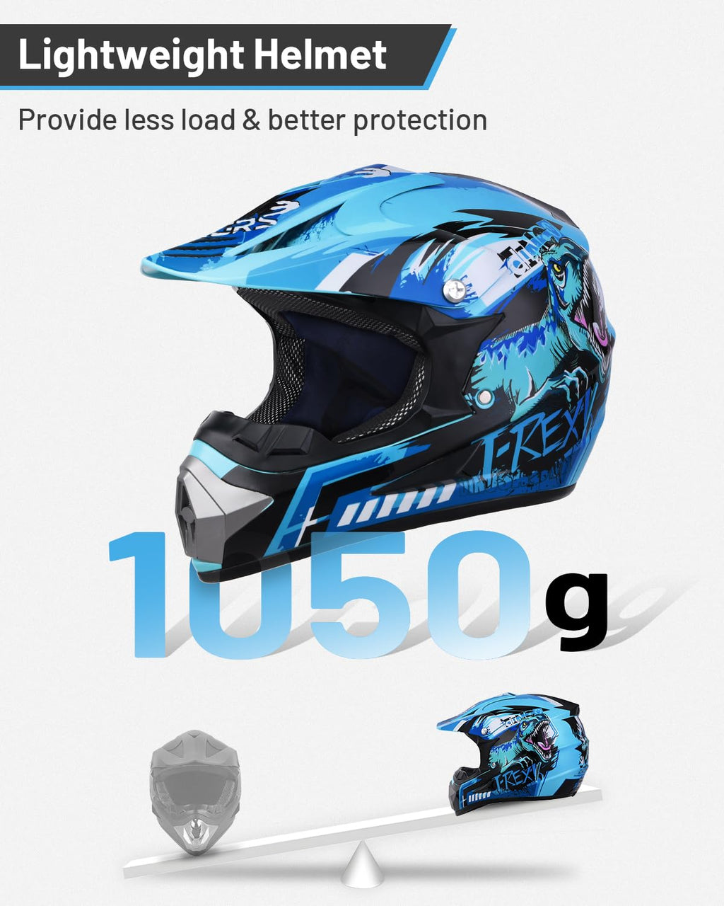 Youth DOT Approved Full Face Motocross Helmet N814854