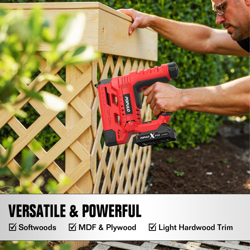 20V Cordless 18 Gauge 2 In 1 Brad Nailer Stapler G5286