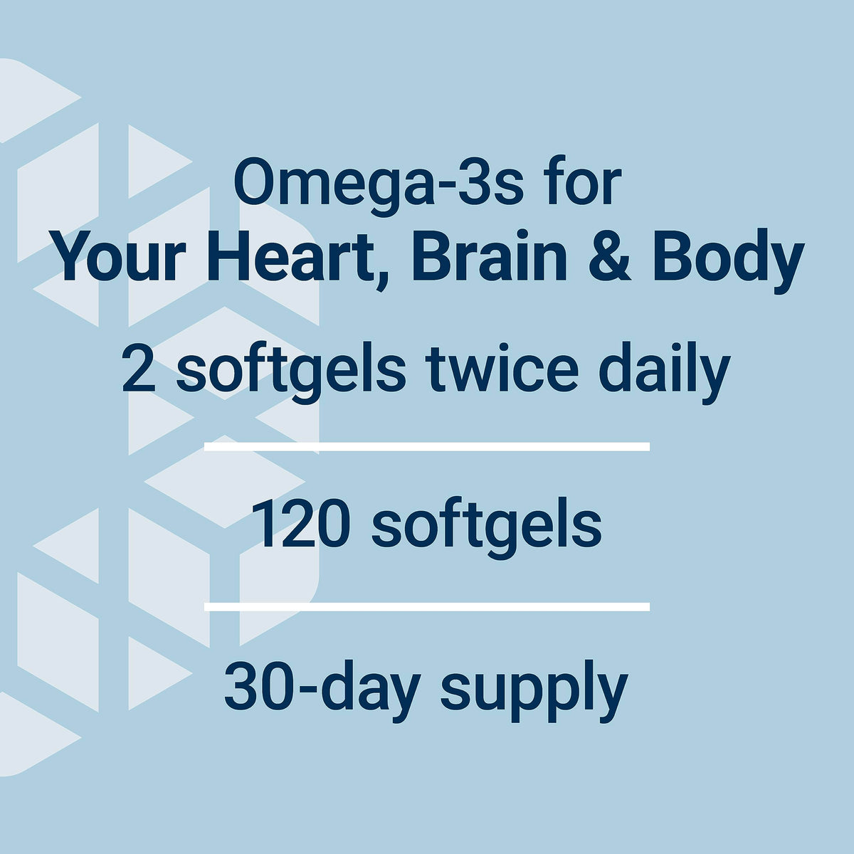 Omega-3 Fish Oil 120 Softgels U727