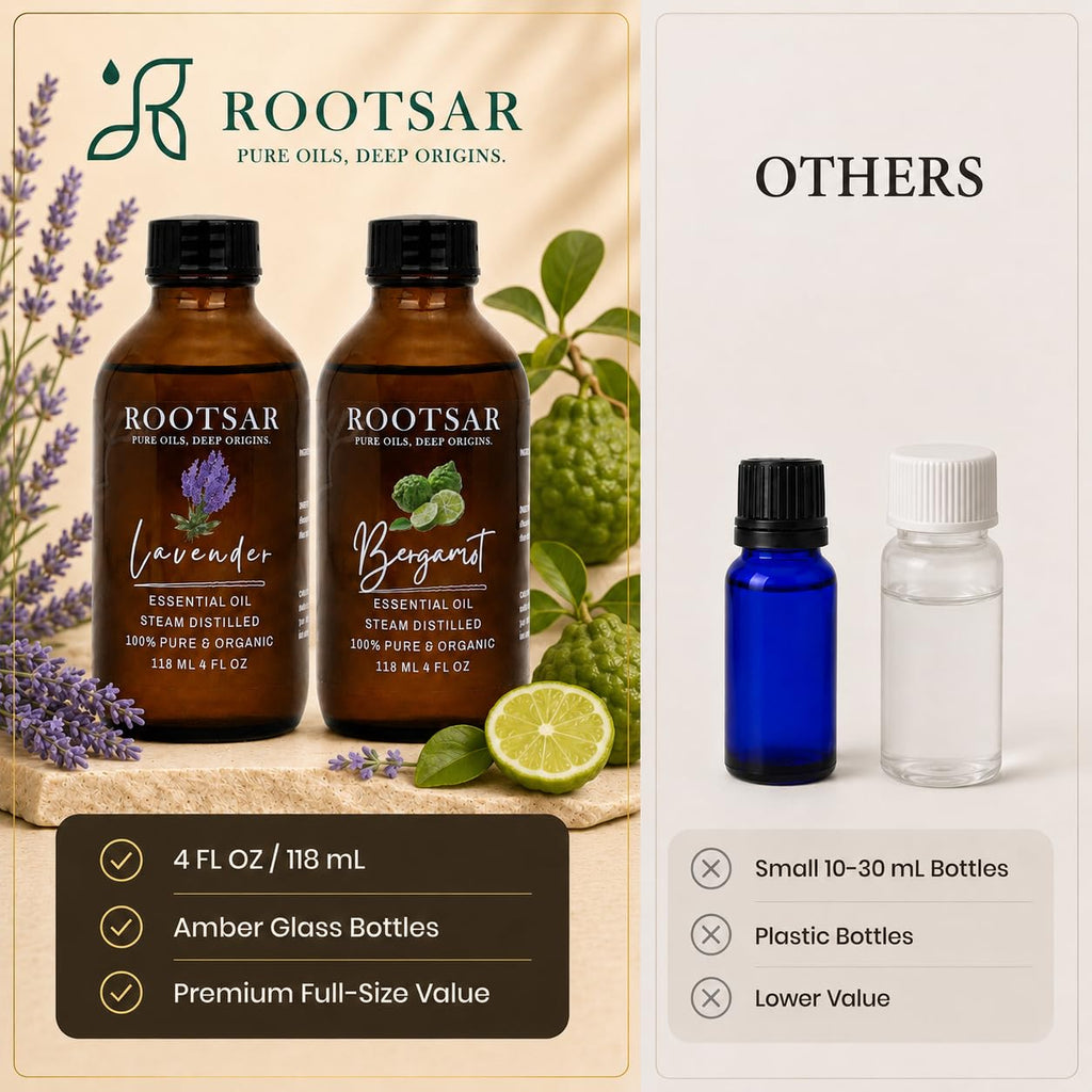 100% Pure Essential Oil Set Lavender & Bergamot 4 fl oz W971851