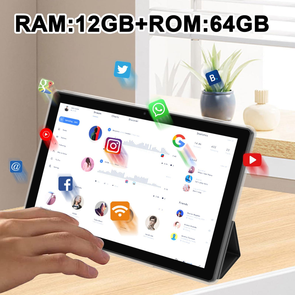 10 Inch Android Tablet with Case and Stylus L282369