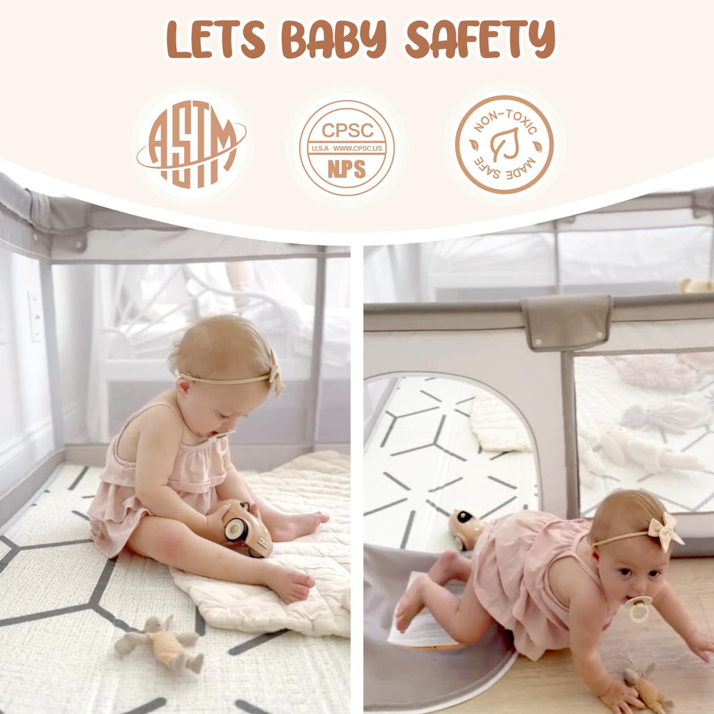 47x47in Baby Playpen with Mat Q545604