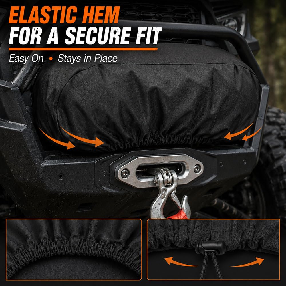 Water Resistant Oxford Fabric Winch Cover P161971