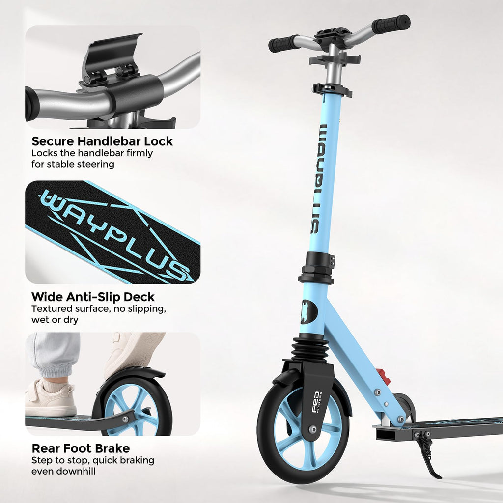 Kick Scooter with 8 Big Wheels I35775