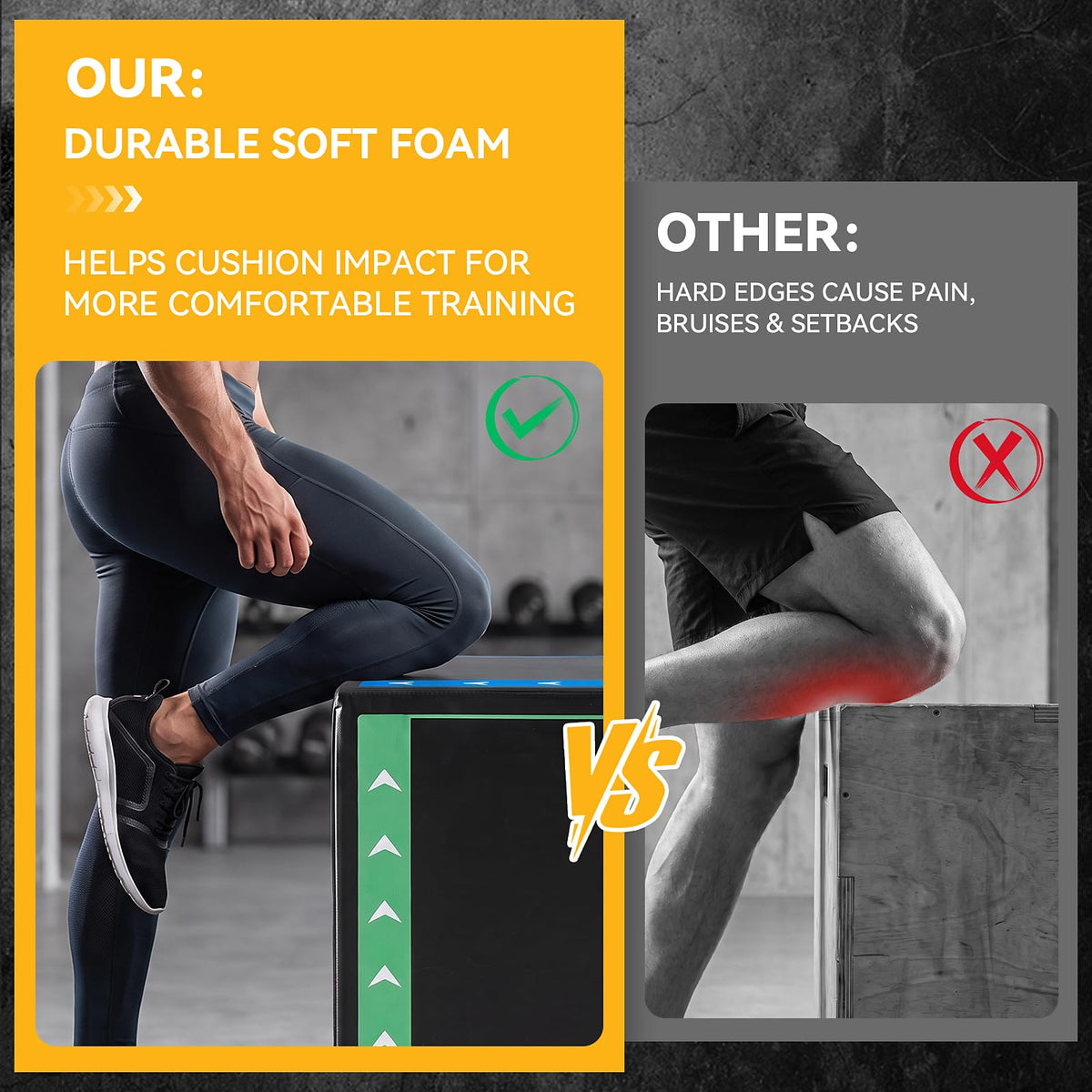 3 in 1 Plyometric Jump Box Q357