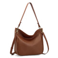 Genuine Leather Hobo Crossbody Bags with 2 Detachable Straps K22627