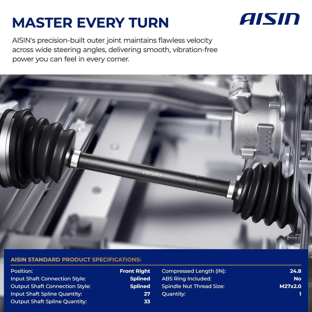 Front Right CV Axle Assembly E319