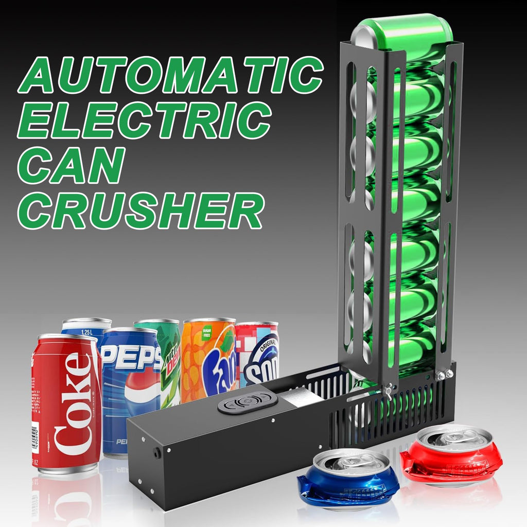 Automatic Can Crusher for 8oz/12oz/16oz Cans D1087