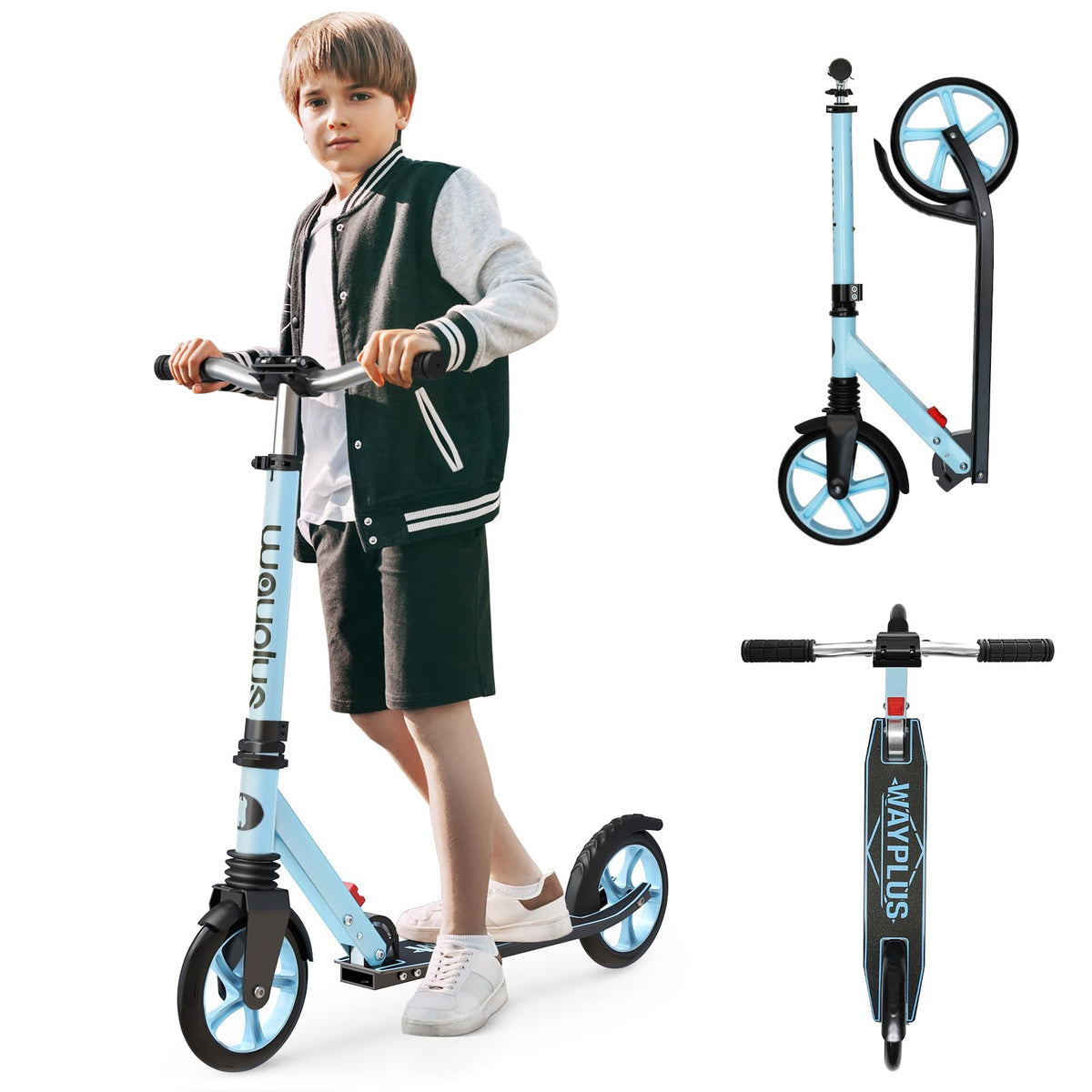 Kick Scooter with 8 Big Wheels I35775