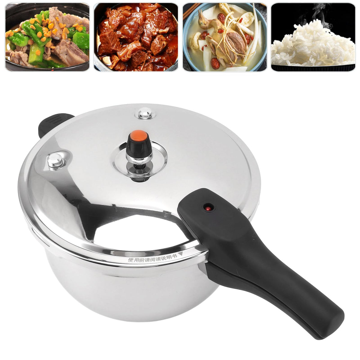 Stainless Steel Induction Pressure Canner 3L Q60619