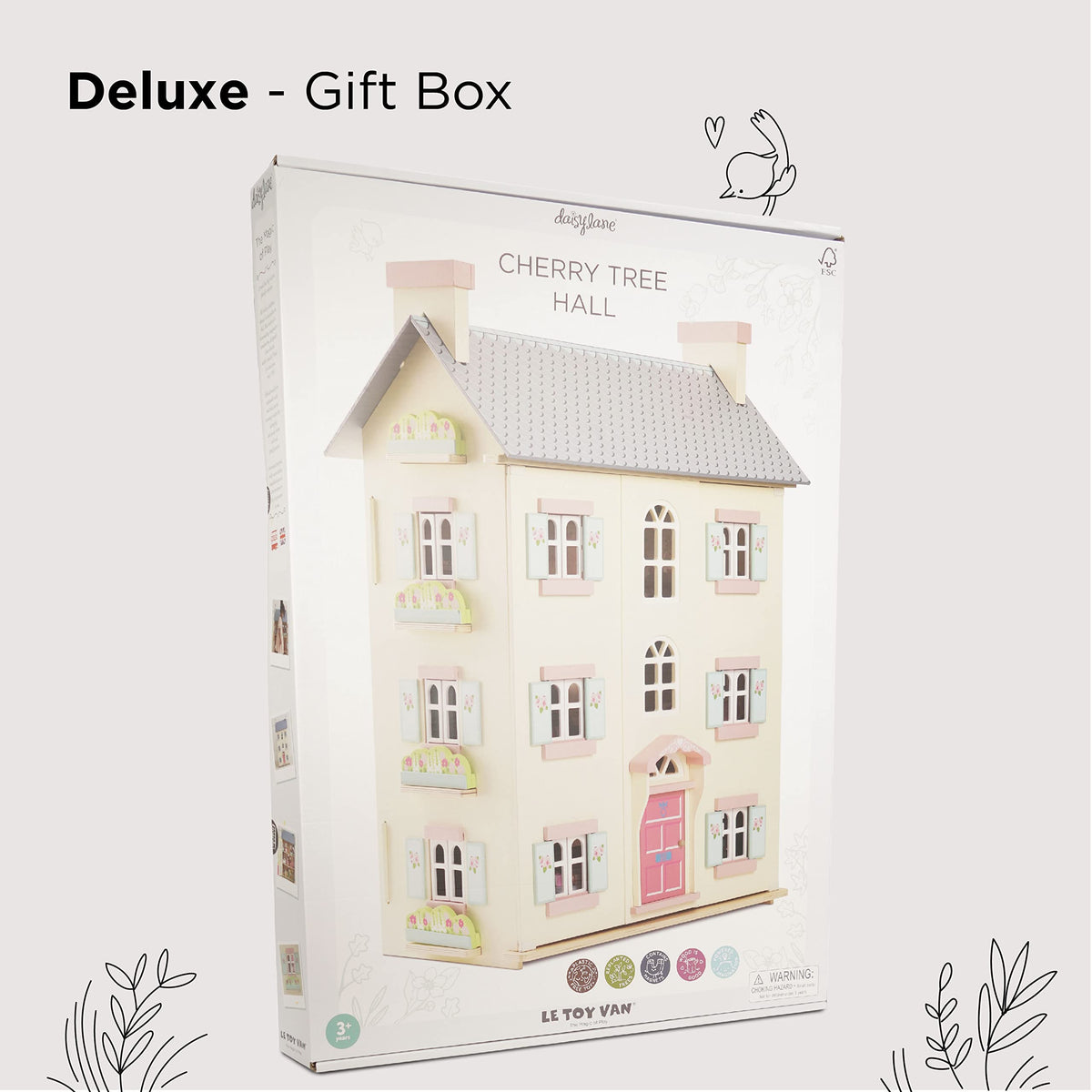 4 Storey Wooden Doll House Play Set S938