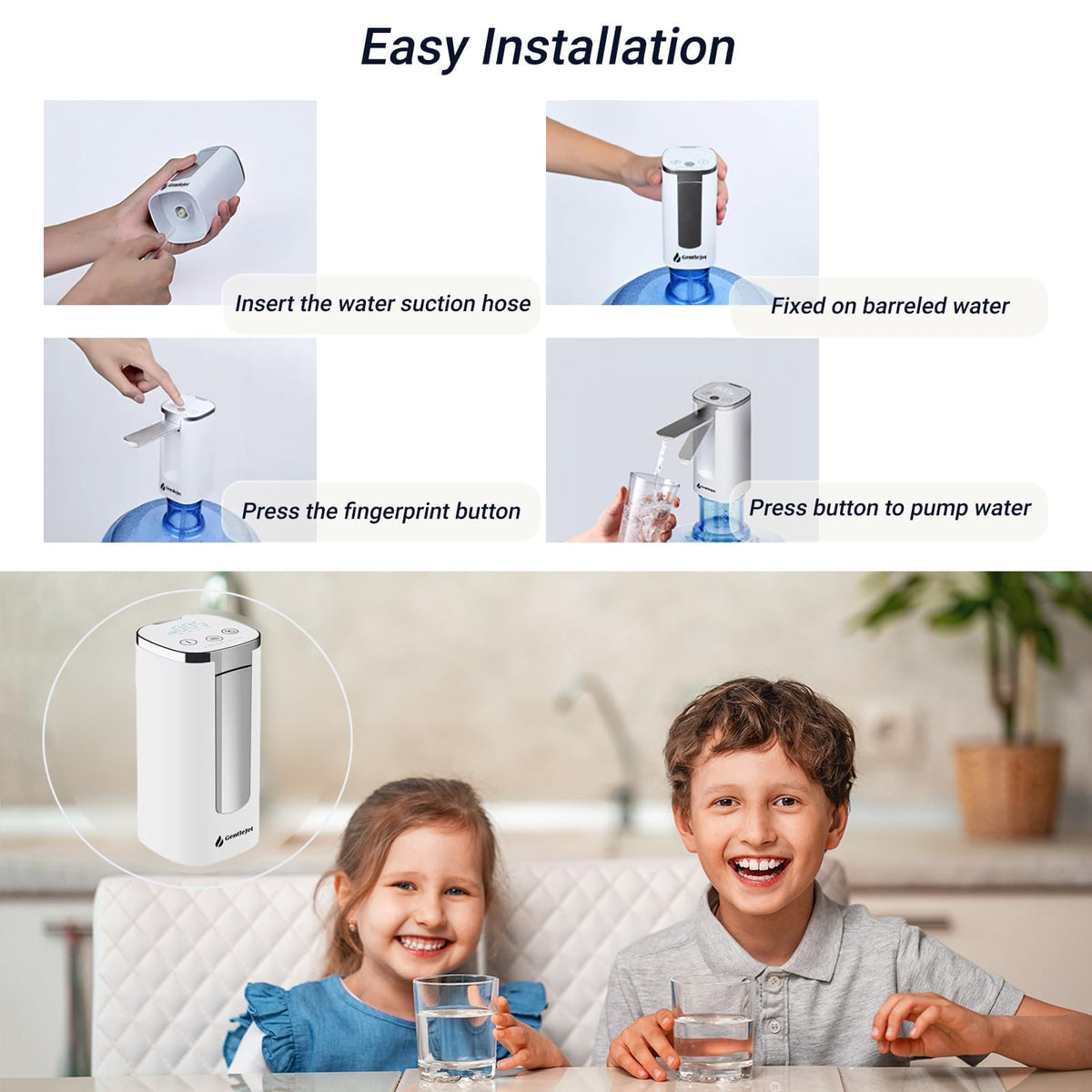 Automatic Water Dispenser Pump for 5 Gallon Bottle X766