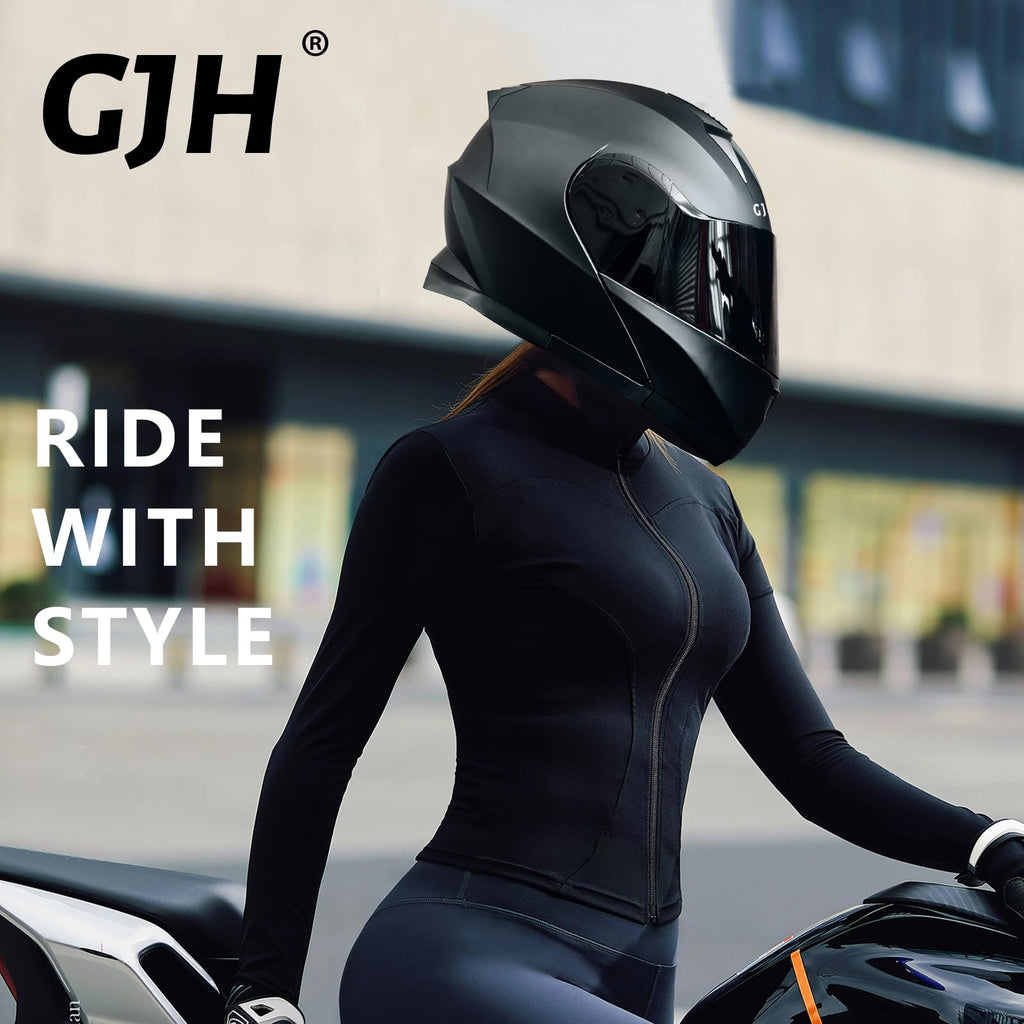 Modular Motorcycle Helmet Flip Up Anti-Fog Lens M7108