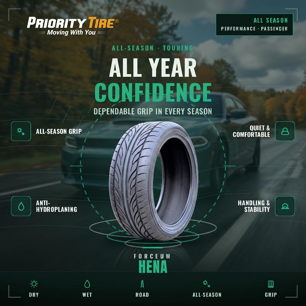 4 x 235/45ZR17 97W XL All Season Passenger Tires W4274