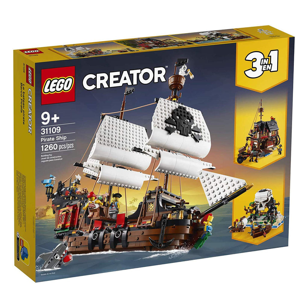 3 in 1 Pirate Ship Building Set W554035