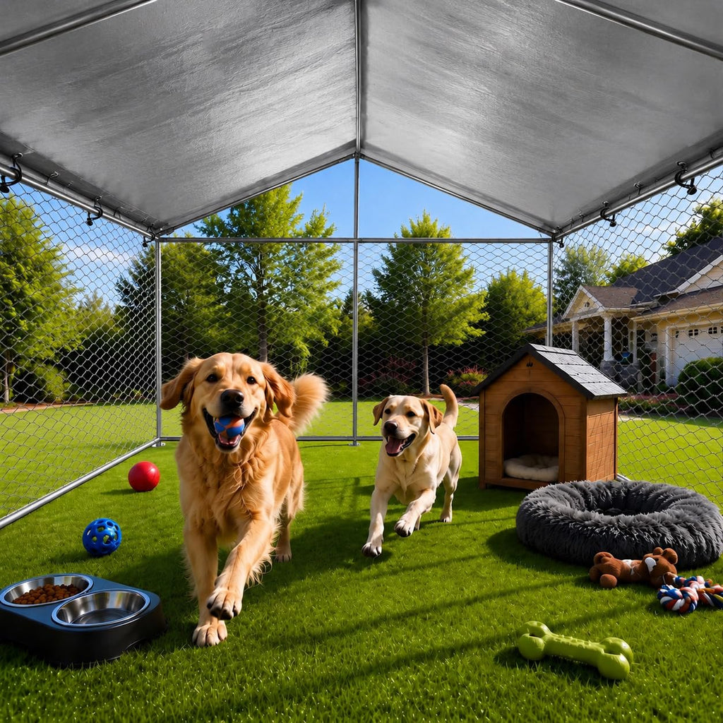 10x10 FT Dog Kennel with Cover M890421
