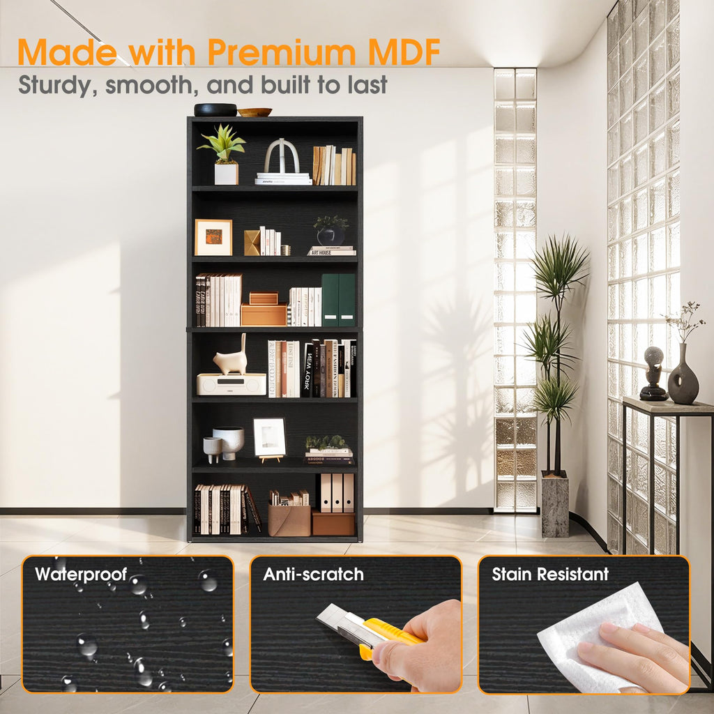 6 Shelf Bookcase Q85658