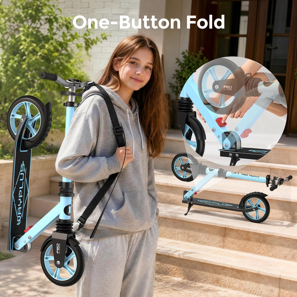 Kick Scooter with 8 Big Wheels I35775