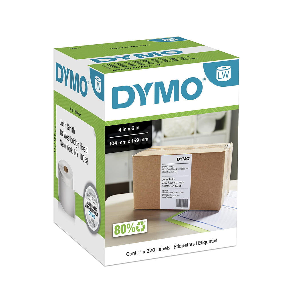 Extra-Large White Shipping Labels, 1 Roll of 220 M144