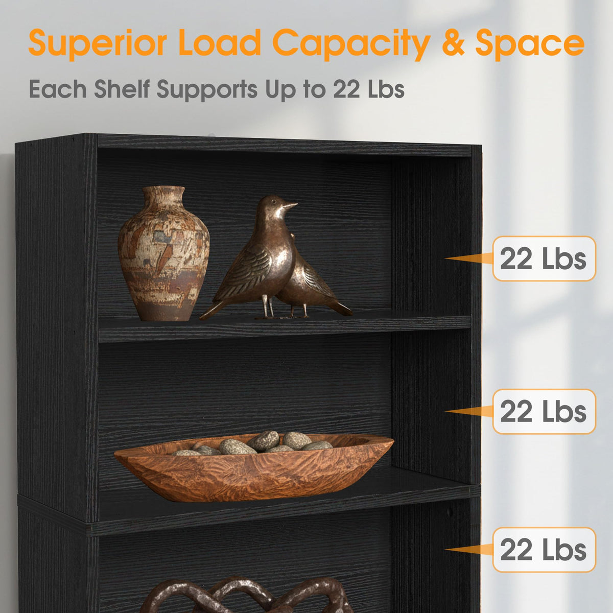 6 Shelf Bookcase Q85658